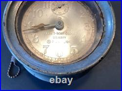 Seth Thomas Mark I Boat Deck Clock 1941 WWII US Navy Bakelite Exterior