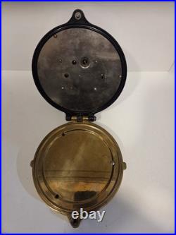 Seth Thomas Mark I Deck Clock 1942 World War II US Navy Bakelite withMounting
