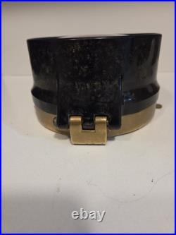 Seth Thomas Mark I Deck Clock 1942 World War II US Navy Bakelite withMounting