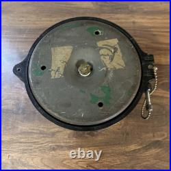 Seth Thomas Mark I Deck Clock Black US Navy Bakelite Exterior U. S. S. Wyoming