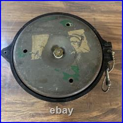 Seth Thomas Mark I Deck Clock Black US Navy Bakelite Exterior U. S. S. Wyoming