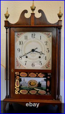Seth Thomas Miniature Pillar & Scroll Tradition Clock ca. 1950 8 Day NICE