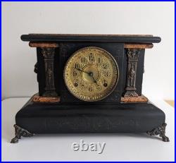 Seth Thomas Model 102 Mantel Clock Claw Foot with Key