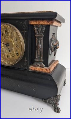 Seth Thomas Model 102 Mantel Clock Claw Foot with Key