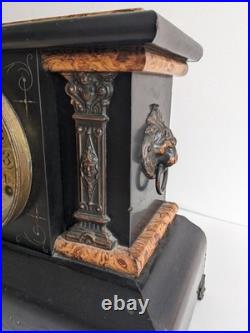 Seth Thomas Model 102 Mantel Clock Claw Foot with Key