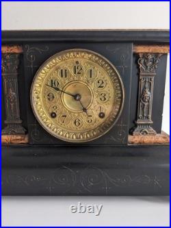 Seth Thomas Model 102 Mantel Clock Claw Foot with Key