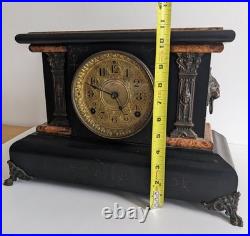 Seth Thomas Model 102 Mantel Clock Claw Foot with Key