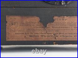 Seth Thomas Model 102 Mantel Clock Claw Foot with Key