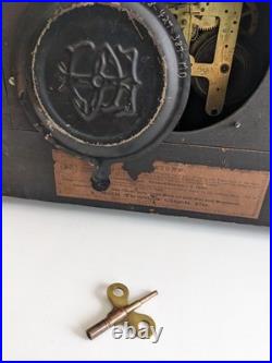 Seth Thomas Model 102 Mantel Clock Claw Foot with Key