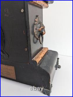 Seth Thomas Model 102 Mantel Clock Claw Foot with Key