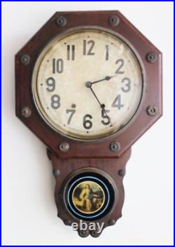Seth Thomas OFFICE No. 2 Wall Clock Antique Regulator circa 1860 Vintage Timepiec Seth Thomas OFFICE No. 2 Wall Clock Antique Regulator circa 1860 Vintage Timepiec