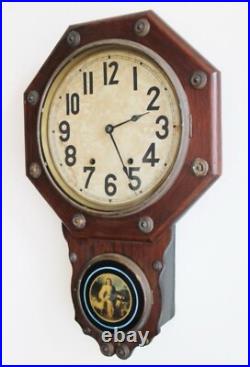 Seth Thomas OFFICE No. 2 Wall Clock Antique Regulator circa 1860 Vintage Timepiec Seth Thomas OFFICE No. 2 Wall Clock Antique Regulator circa 1860 Vintage Timepiec