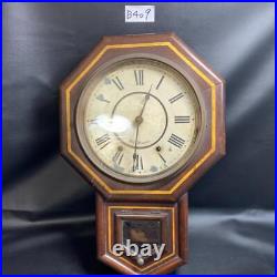 Seth Thomas Octagonal Mainspring Clock Pendulum Clock Showa Retro Rare Antique