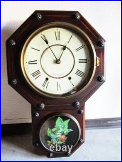 Seth Thomas Office No. 3 Wall clock Vintage wooden clock Rare Working