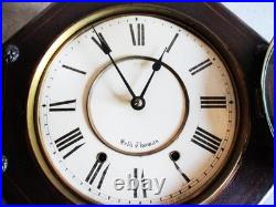 Seth Thomas Office No. 3 Wall clock Vintage wooden clock Rare Working