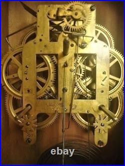 Seth Thomas Office No. 3 Wall clock Vintage wooden clock Rare Working
