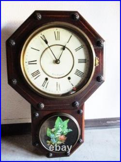Seth Thomas Office No. 3 Wall clock Vintage wooden clock Rare Working 2510TK