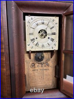 Seth Thomas Ogee Clock First Type Movement Offered In 1842