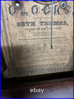 Seth Thomas Ogee Clock First Type Movement Offered In 1842