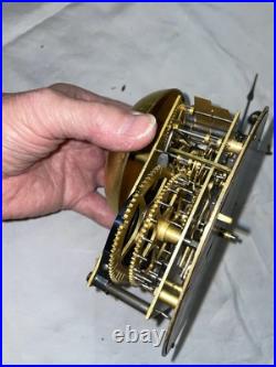Seth Thomas One Day Brass Ships Bell Clock Running Well, Includes A Key
