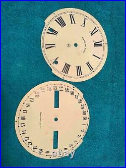 Seth Thomas Parlor No. 5 Double Dial Calendar Mantel Shelf Clock