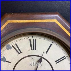 Seth Thomas Pendulum Clock Octagonal Antique Used Seth Thomas Pendulum Clock Octagonal Antique Used