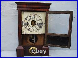 Seth Thomas Port Hole Empire Mantel Clock 1863