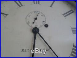 Seth Thomas Regulator No. 18. Antique Solid Oak Wood Wall Regulator Clock