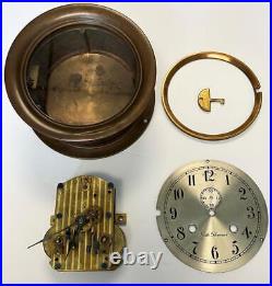 Seth Thomas Ship's Clock Chronometer Lever High End Movement Circa 1909