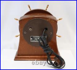 Seth Thomas Ship's WHEEL Electric Clock Helmsman, See Pictures and Video Seth Thomas Ship's WHEEL Electric Clock Helmsman, See Pictures and Video