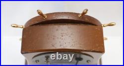 Seth Thomas Ship's WHEEL Electric Clock Helmsman, See Pictures and Video Seth Thomas Ship's WHEEL Electric Clock Helmsman, See Pictures and Video
