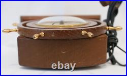 Seth Thomas Ship's WHEEL Electric Clock Helmsman, See Pictures and Video Seth Thomas Ship's WHEEL Electric Clock Helmsman, See Pictures and Video