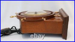 Seth Thomas Ship's WHEEL Electric Clock Helmsman, See Pictures and Video Seth Thomas Ship's WHEEL Electric Clock Helmsman, See Pictures and Video