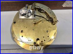 Seth Thomas Ship's Wheel, Bell Strikes Brass, Clock & Barometer, Seven Jewels Seth Thomas Ship's Wheel, Bell Strikes Brass, Clock & Barometer, Seven Jewels