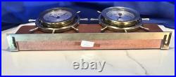 Seth Thomas Ship's Wheel, Bell Strikes Brass, Clock & Barometer, Seven Jewels Seth Thomas Ship's Wheel, Bell Strikes Brass, Clock & Barometer, Seven Jewels