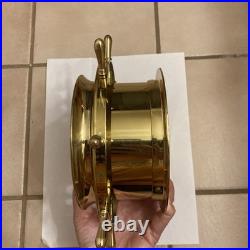Seth Thomas Ship's Wheel HELMSMAN-W E537-001 Metal Clock German MVT USA READ
