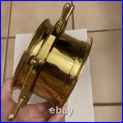 Seth Thomas Ship's Wheel HELMSMAN-W E537-001 Metal Clock German MVT USA READ