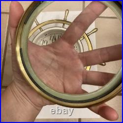 Seth Thomas Ship's Wheel HELMSMAN-W E537-001 Metal Clock German MVT USA READ
