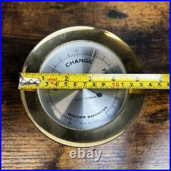 Seth Thomas Ships Barometer 1504 Corsair E537-010 Brass