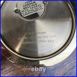 Seth Thomas Ships Barometer 1504 Corsair E537-010 Brass