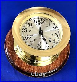 Seth Thomas Ships Clock 1004 Corsair Restored Vintage Seth Thomas Ships Clock 1004 Corsair Restored Vintage