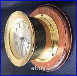 Seth Thomas Ships Clock 1004 Corsair Restored Vintage Seth Thomas Ships Clock 1004 Corsair Restored Vintage