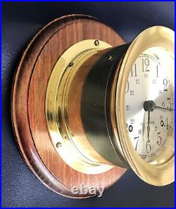 Seth Thomas Ships Clock 1004 Corsair Restored Vintage Seth Thomas Ships Clock 1004 Corsair Restored Vintage