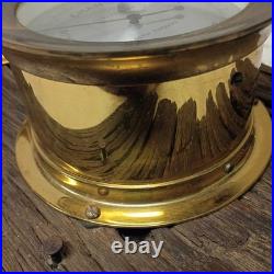 Seth Thomas Ships Clock And Borometer Set Double Mount One Of A Kind Rare