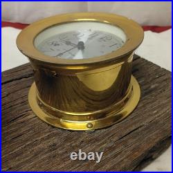 Seth Thomas Ships Clock And Borometer Set Double Mount One Of A Kind Rare