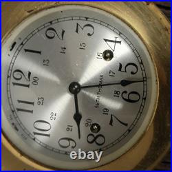 Seth Thomas Ships Clock And Borometer Set Double Mount One Of A Kind Rare