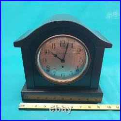 Seth Thomas Simple Form Table Shelf Desk Mantel Clock / untested