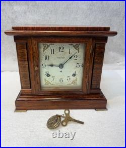 Seth Thomas Sonora 4 Bell Westminster Chime Clock No 00-1914 Adamantine Mahogany