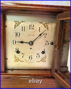 Seth Thomas Sonora 4 Bell Westminster Chime Clock No 00-1914 Adamantine Mahogany