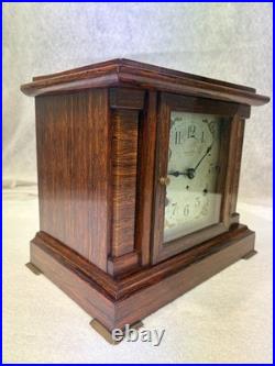 Seth Thomas Sonora 4 Bell Westminster Chime Clock No 00-1914 Adamantine Mahogany